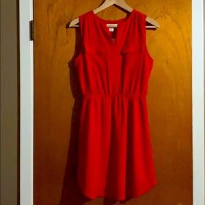 Red dress, size medium